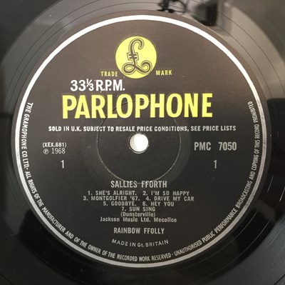 Lot 90 - RAINBOW FFOLLY - SALLIES FFORTH LP (PMC 7050 - UK ORIGINAL MONO PRESSING)