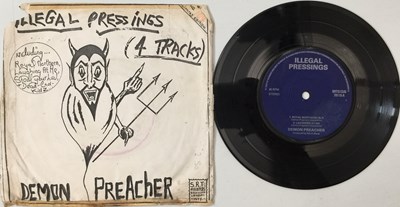 Lot 203 - DEMON PREACHER - ILLEGAL PRESSINGS EP (SRTS/CUS/78110)