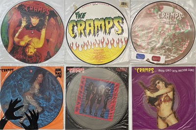 Lot 162 - THE CRAMPS - LP/ 12"/ 7" PICTURE DISCS PACK