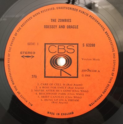 Lot 93 - THE ZOMBIES - ODESSEY AND ORACLE LP (S 63280 - UK STEREO ORIGINAL)