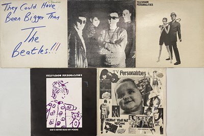 Lot 173 - TELEVISION PERSONALITIES - LPs/ 12" PACK (INC TEST PRESSING)