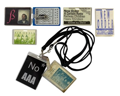 Lot 305 - NEW ORDER EARLY AAA/VIP PASSES COLLECTION