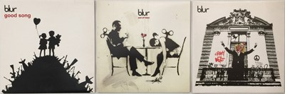 Lot 102 - BLUR - BANKSY SLEEVE DESIGNS - 7" PACK