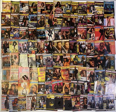 Lot 128 - 80S/90S/00S KERRANG! MAGAZINES.