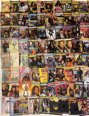 Lot 128 - 80S/90S/00S KERRANG! MAGAZINES.