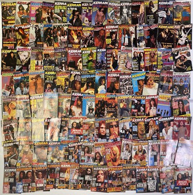 Lot 128 - 80S/90S/00S KERRANG! MAGAZINES.
