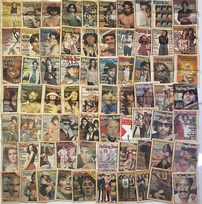 Lot 130 - 70S/80S ROLLING STONE MAGAZINES.