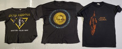 Lot 2360399 - ALICE COOPER - ORIGINAL VINTAGE T-SHIRTS.