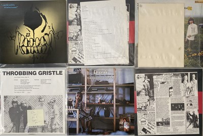 Lot 127 - THROBBING GRISTLE - LP PACK (INC SIGNED)