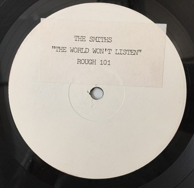 Lot 188 - THE SMITHS - THE WORLD WON'T LISTEN LP (ORIGINAL UK WHITE LABEL TEST PRESSING - ROUGH 101)