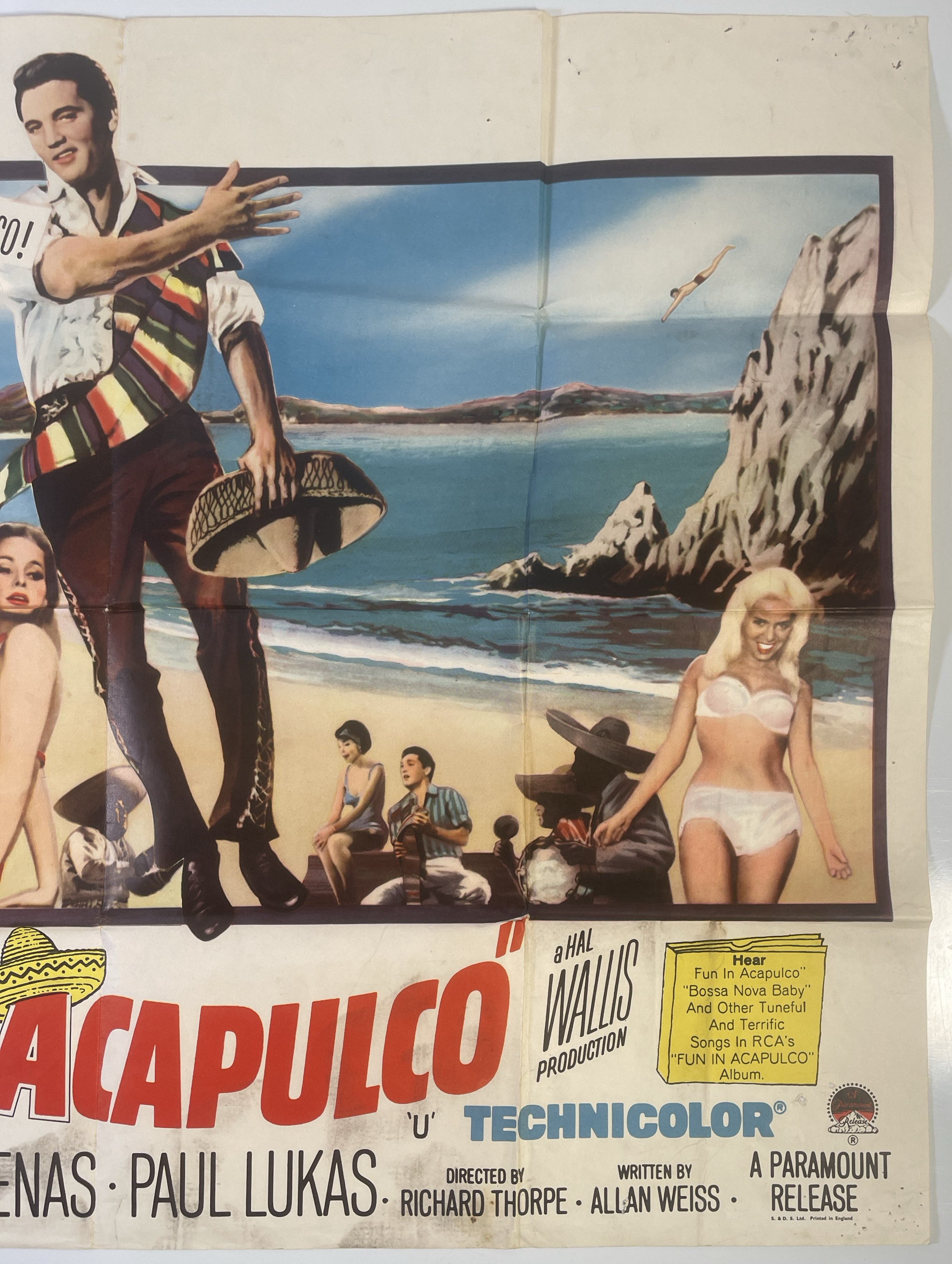 Lot 409 - ELVIS PRESLEY - ORIGINAL FUN IN ACAPULCO