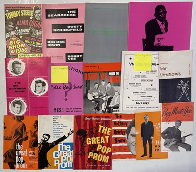 Lot 153 - CONCERT PROGRAMMES - 1960S ROCK N ROLL - SOME SIGNED.