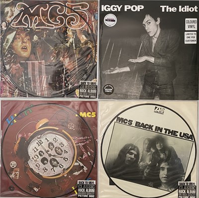 Lot 200 - IGGY/ STOOGES/ MC5 - LP PACK (INC PICTURE DISCS)