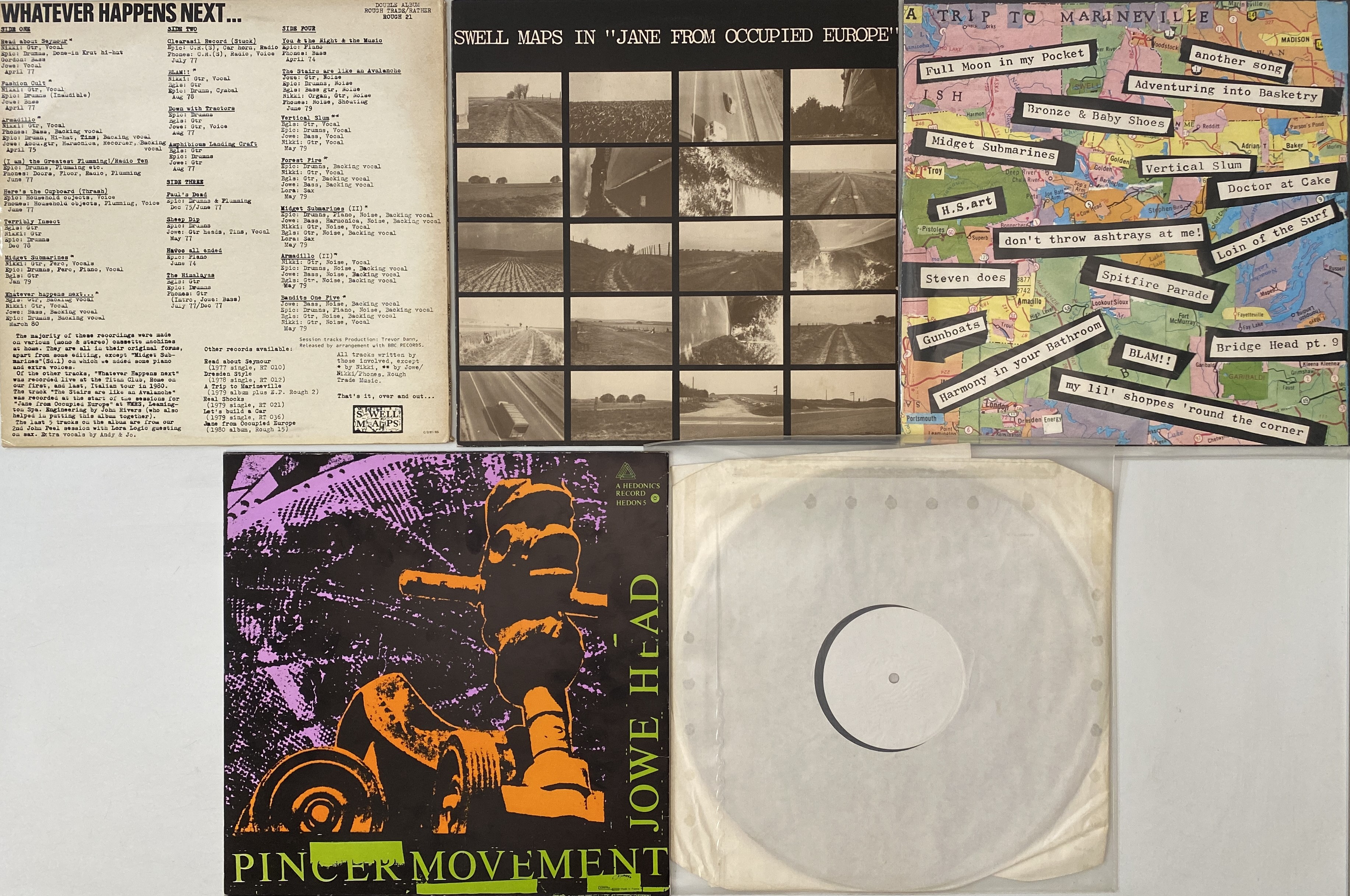 Lot 201 - SWELL MAPS AND RELATED - LP PACK (INC TEST