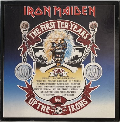 Lot 209 - IRON MAIDEN - THE FIRST TEN YEARS UP THE IRONS (BOX SET - IRN 1 - 10)