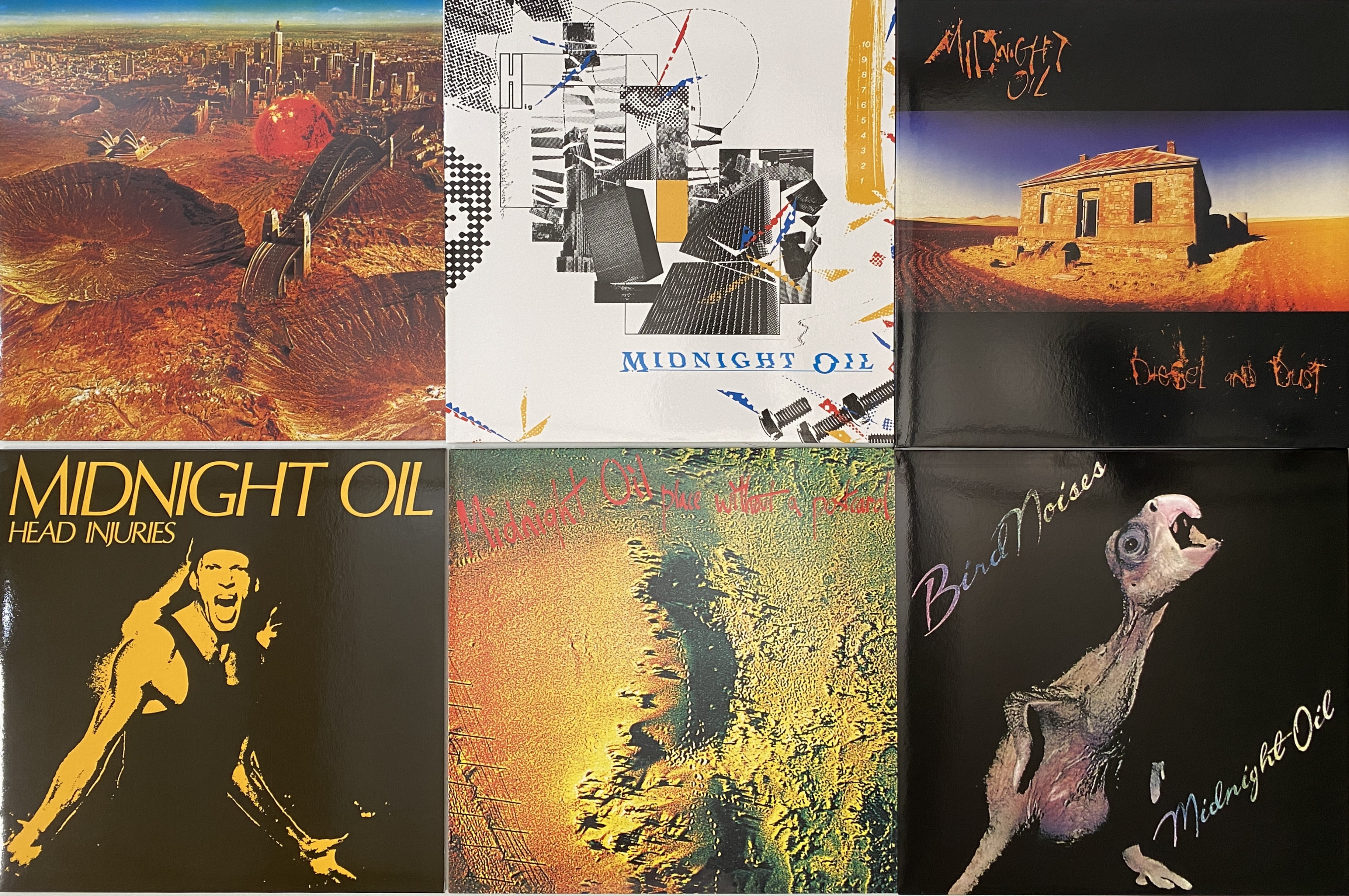 Lot 233 - MIDNIGHT OIL - THE COMPLETE VINYL LP BOX SET
