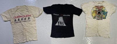 Lot 456 - QUEEN - ORIGINAL VINTAGE 1970S T-SHIRTS INC 'LIVE KILLERS'.