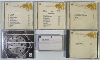 Lot 66 - STING / THE POLICE - COLLECTION OF CD RARITIES INC CDR REFERENCE COPIES / STING 1983 INTERVIEW TAPE.