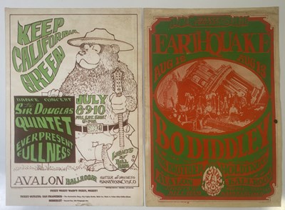 Lot 237 - WEST COAST PSYCHEDELIA POSTERS - SAN FRANCISCO POSTER CO REPRINTS.