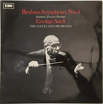 Lot 623 - GEORGE SZELL - BRAHMS: SYMPHONY NO.4 LP (UK ORIGINAL - COLUMBIA - SAX 5292)