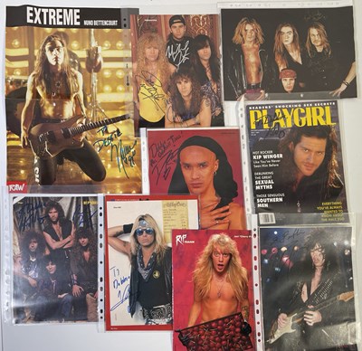 Lot 311 - ROCK / HARD ROCK / METAL AUTOGRAPH COLLECTION INC MOTLEY CRUE.