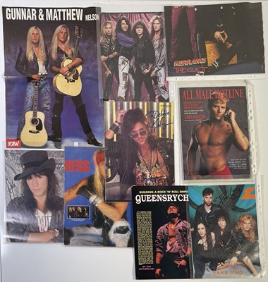Lot 311 - ROCK / HARD ROCK / METAL AUTOGRAPH COLLECTION INC MOTLEY CRUE.