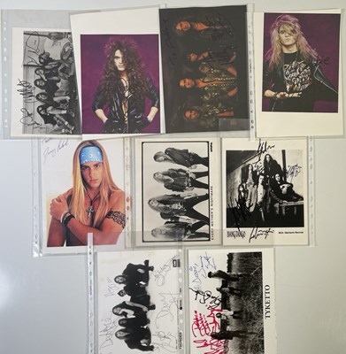 Lot 312 - ROCK / HARD ROCK / METAL - AUTOGRAPH COLLECTION.