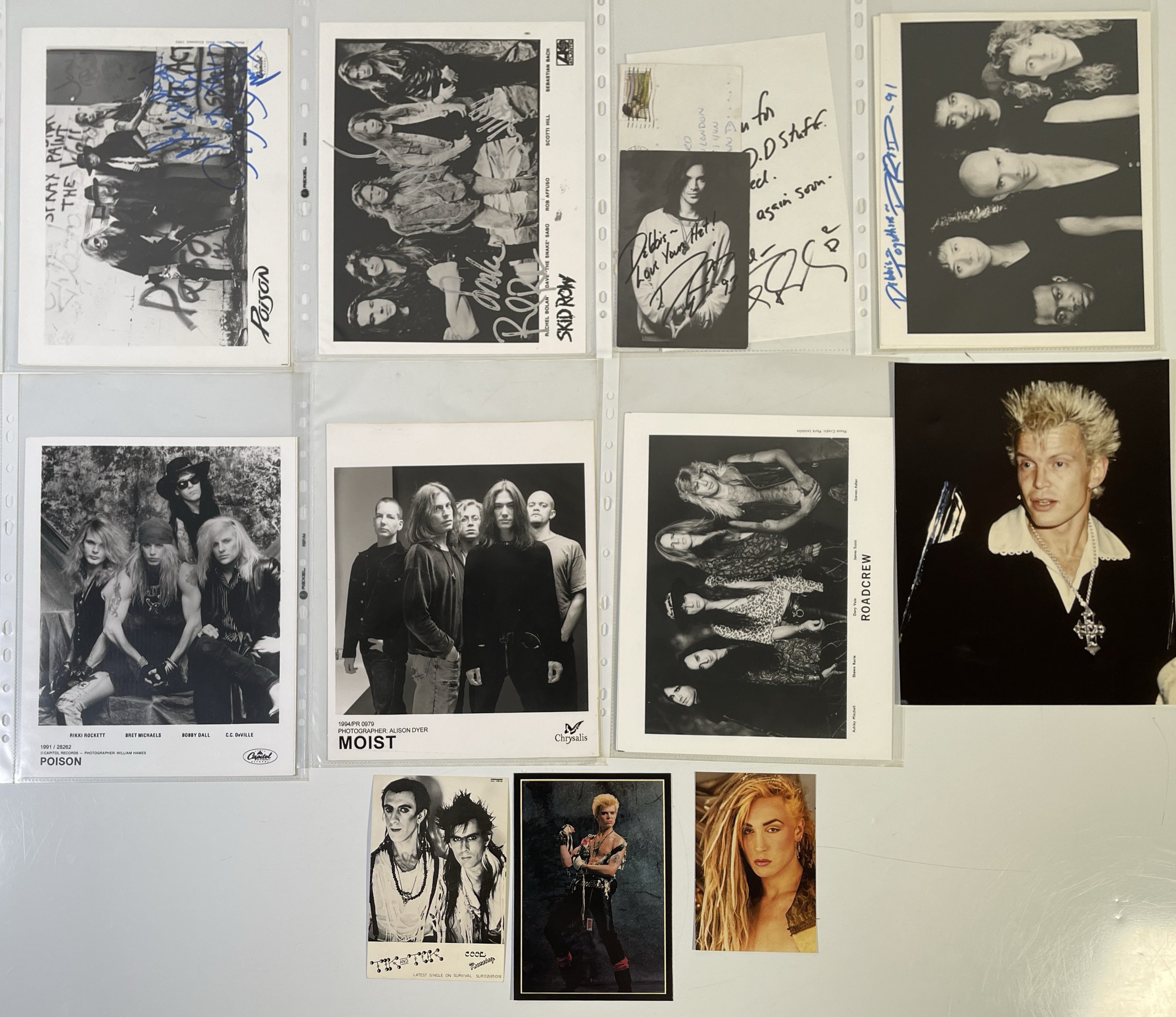 Lot 313 - METAL / HAIR METAL - AUTOGRAPH COLLECTION