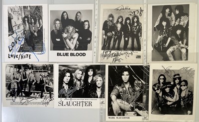 Lot 314 - HARD ROCK / METAL / HAIR METAL AUTOGRAPH COLLECTION.