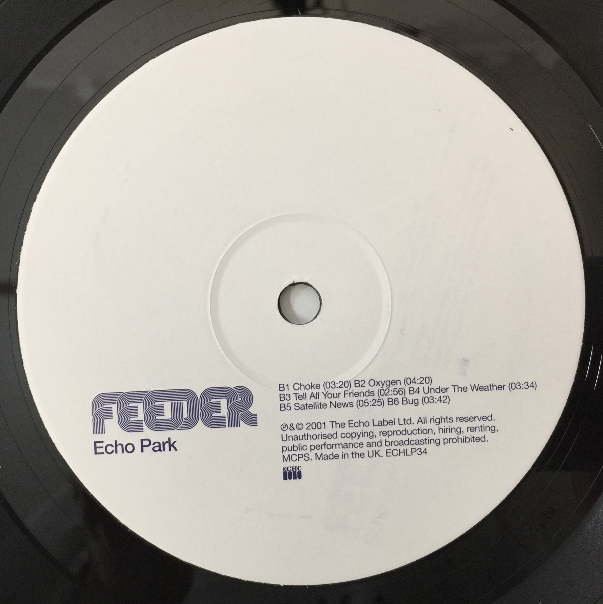Feeder – Echo Park LP UKオリジナル アナログ レコード Feeder – Echo Park | Releases | Discogs