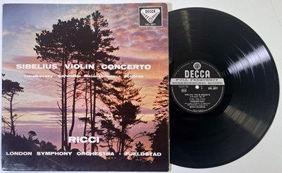 Lot 242 - RUGGIERO RICCI - SIBELIUS: VIOLIN CONCERTO LP (SXL.2077 - ED1 UK STEREO ORIGINAL)