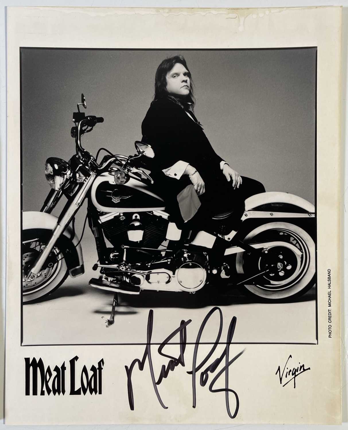 Lot 321 - MEAT LOAF - SIGNED 12