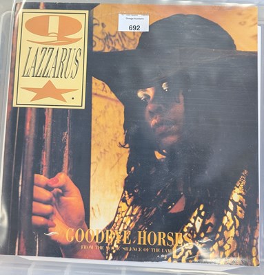 Lot 692 - Q. LAZZARUS - GOODBYE HORSES 12" (ALL NATIONS RECORDS - 12 ANRS001)