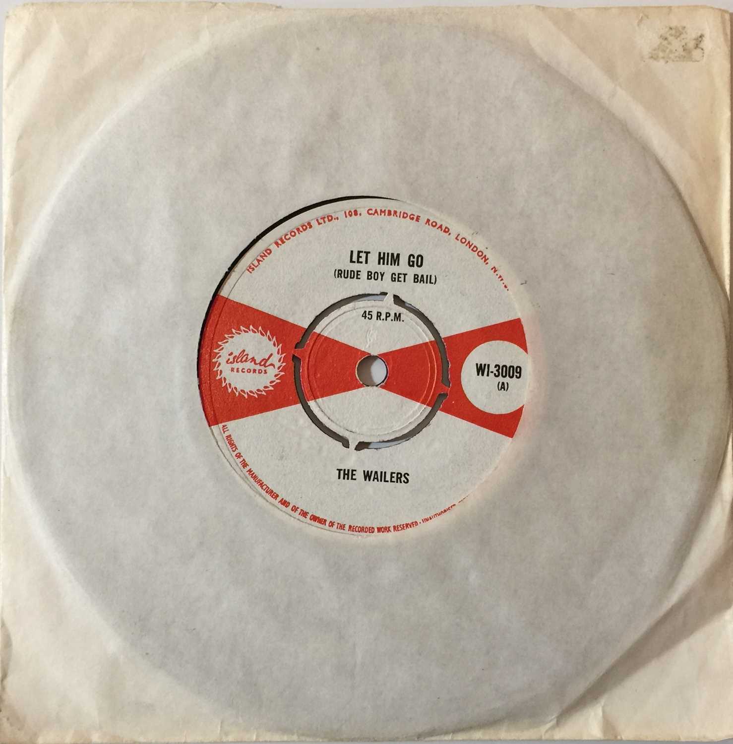 Lot 209 - THE WAILERS - LET HIM GO (RUDE BOY GET BAIL)/ SINNER MAN UK 7'' (WI-3009)