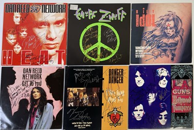 Lot 323 - METAL / HEAVY / HAIR METAL SIGNED RECORDS.