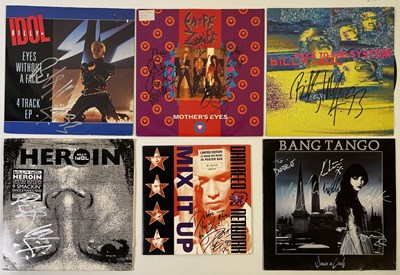 Lot 325 - HEAVY / HAIR METAL - SIGNED RECORDS.