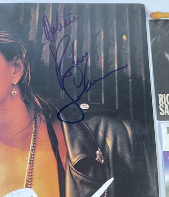 Lot 328 - BON JOVI INTEREST / RICHIE SAMBORA SIGNED 12"