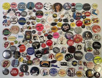 Lot 162 - ROCK & PROG ROCK BADGE COLLECTION.