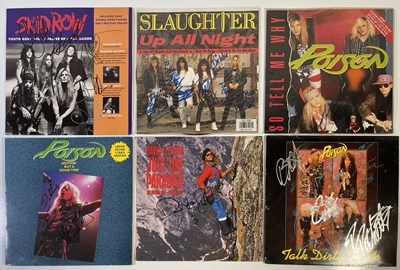 Lot 275 - HARD ROCK / METAL - SIGNED LPS.