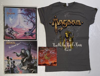 Lot 329 - MAGNUM SIGNED ITEMS.