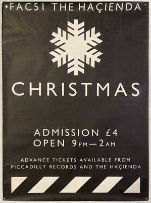 Lot 241 - THE HACIENDA - ORIGINAL CHRISTMAS POSTER.