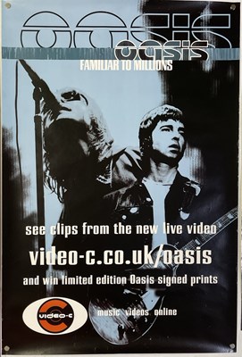 Lot 559 - OASIS - LIVE FOREVER / PROMO POSTERS.