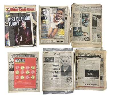 Lot 340 - NEW ORDER & RELATED PRESS CUTTINGS ARCHIVE