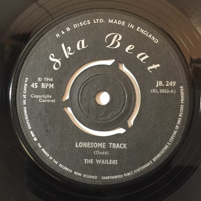 Lot 210 - THE WAILERS - LONESOME TRACK/ ZIMMERMAN UK 7'' (JB