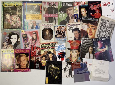 Lot 77 - BOY GEORGE / CULTURE CLUB ITEMS.