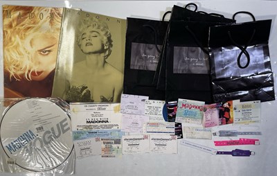 Lot 71 - MADONNA MEMORABLIA ITEMS.