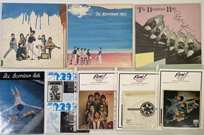 Lot 349 - THE BOOMTOWN RATS SIGNED ITEMS.