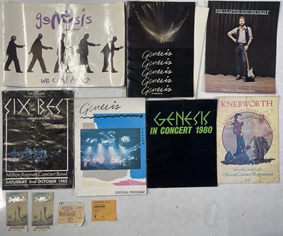 Lot 155 - GENESIS - COLLECTION OF CONCERT PROGRAMMES AND TICKETS.