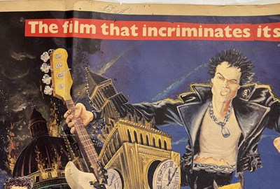 Lot 586 - THE SEX PISTOLS - ORIGINAL GREAT ROCK N ROLL SWINDLE (1980) - UK QUAD POSTER.