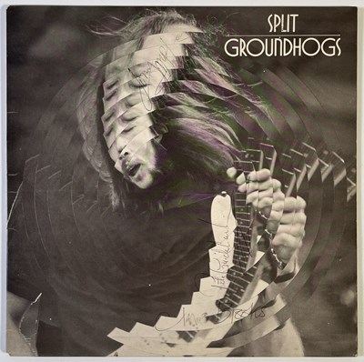 Lot 340 - THE GROUNDHOGS - FULLY SIGNED COPY OF SPLIT.